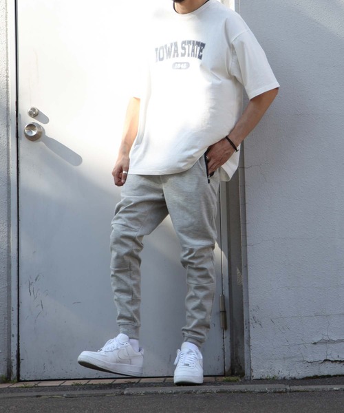 ZIP FIVE(ジップファイブ)の「【ZIP FIVE】ポンチ切替ジョガースウェットパンツ/ポンチ切り替えイージーケアジョガーパンツ(スウェットパンツ・メンズ・ブラック/ネイビー/グレー/カーキ/チャコール・SMALL/MEDIUM/LARGE/X-LARGE)」の18枚目の写真