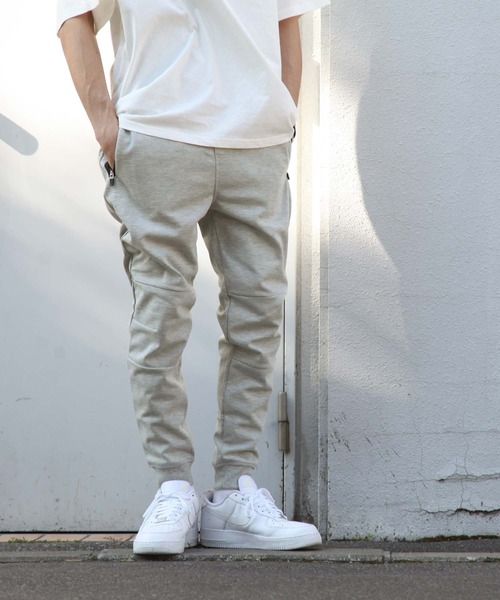 ZIP FIVE(ジップファイブ)の「【ZIP FIVE】ポンチ切替ジョガースウェットパンツ/ポンチ切り替えイージーケアジョガーパンツ(スウェットパンツ・メンズ・ブラック/ネイビー/グレー/カーキ/チャコール・SMALL/MEDIUM/LARGE/X-LARGE)」の19枚目の写真