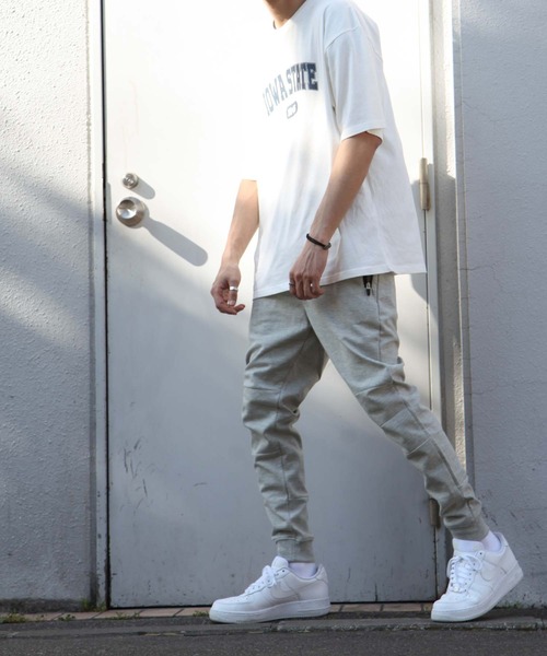 ZIP FIVE(ジップファイブ)の「【ZIP FIVE】ポンチ切替ジョガースウェットパンツ/ポンチ切り替えイージーケアジョガーパンツ(スウェットパンツ・メンズ・ブラック/ネイビー/グレー/カーキ/チャコール・SMALL/MEDIUM/LARGE/X-LARGE)」の21枚目の写真