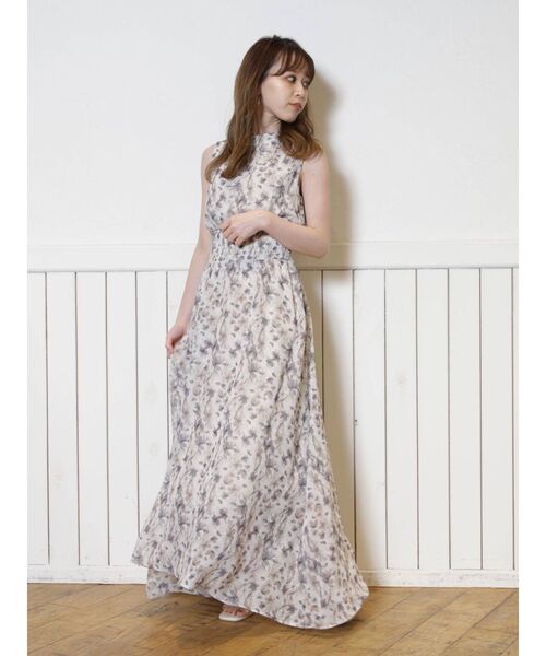 dazzlin（ダズリン）の「CHAMELEON FLOWERシャーリングワンピース（ワンピース・レディース・ベージュ/ピンク/モカ・FREE）」の9枚目の写真