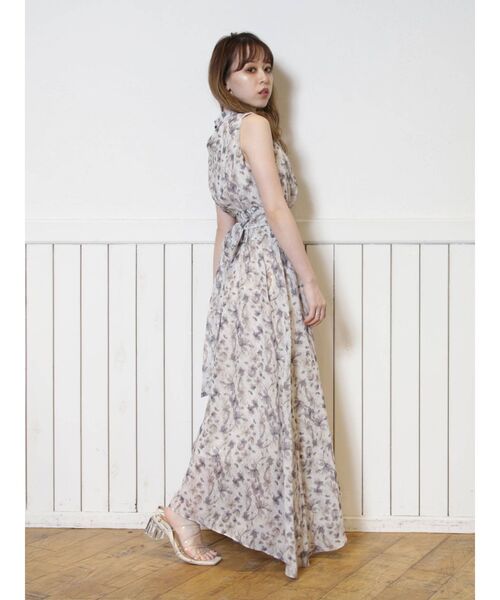 dazzlin（ダズリン）の「CHAMELEON FLOWERシャーリングワンピース（ワンピース・レディース・ベージュ/ピンク/モカ・FREE）」の8枚目の写真