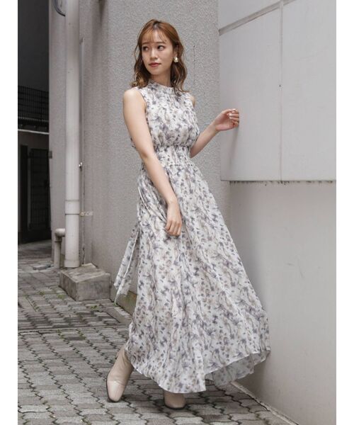 dazzlin（ダズリン）の「CHAMELEON FLOWERシャーリングワンピース（ワンピース・レディース・ベージュ/ピンク/モカ・FREE）」の13枚目の写真