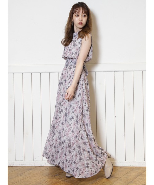 dazzlin（ダズリン）の「CHAMELEON FLOWERシャーリングワンピース（ワンピース・レディース・ベージュ/ピンク/モカ・FREE）」の15枚目の写真