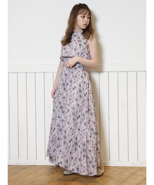 dazzlin（ダズリン）の「CHAMELEON FLOWERシャーリングワンピース（ワンピース・レディース・ベージュ/ピンク/モカ・FREE）」の16枚目の写真