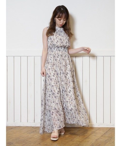 dazzlin（ダズリン）の「CHAMELEON FLOWERシャーリングワンピース（ワンピース・レディース・ベージュ/ピンク/モカ・FREE）」の18枚目の写真