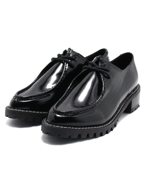 WHO'S WHO gallery(フーズフーギャラリー)の「チロリアンブーツ(ブーツ・レディース・ネイビー/ブラック・SMALL/MEDIUM/LARGE)」の1枚目の写真