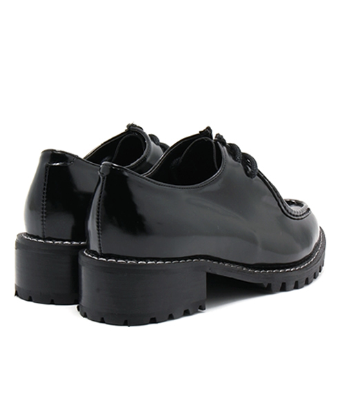 WHO'S WHO gallery(フーズフーギャラリー)の「チロリアンブーツ(ブーツ・レディース・ネイビー/ブラック・SMALL/MEDIUM/LARGE)」の5枚目の写真