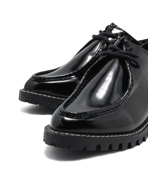 WHO'S WHO gallery(フーズフーギャラリー)の「チロリアンブーツ(ブーツ・レディース・ネイビー/ブラック・SMALL/MEDIUM/LARGE)」の6枚目の写真