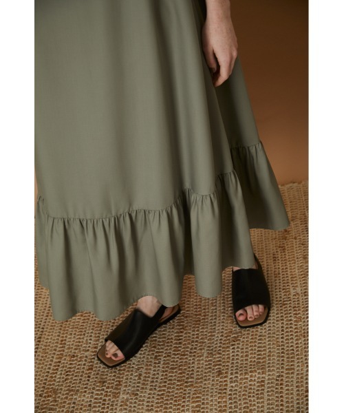 RIM.ARK（リムアーク）の「Boat neck summer dress（ワンピース