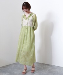 Archives アルシーヴのワンピース グリーン カーキ 緑色系 通販 Zozotown