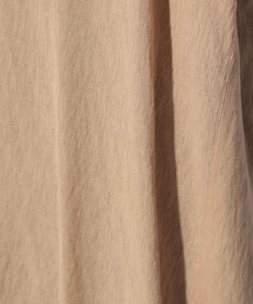 BAYFLOW(ベイフロー)の「シアーシャツワンピース2(ワンピース・レディース・ブラック/ベージュ/ブラウン/ライトグリーン・FREE)」の22枚目の写真