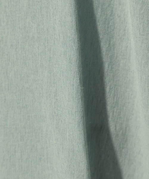 BAYFLOW(ベイフロー)の「シアーシャツワンピース2(ワンピース・レディース・ブラック/ベージュ/ブラウン/ライトグリーン・FREE)」の19枚目の写真