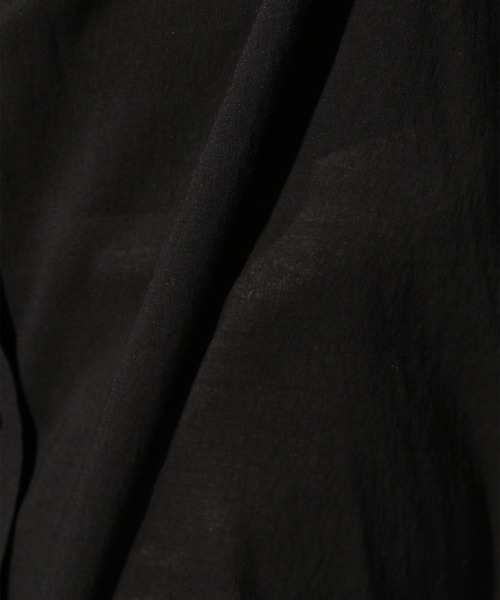 BAYFLOW(ベイフロー)の「シアーシャツワンピース2(ワンピース・レディース・ブラック/ベージュ/ブラウン/ライトグリーン・FREE)」の20枚目の写真