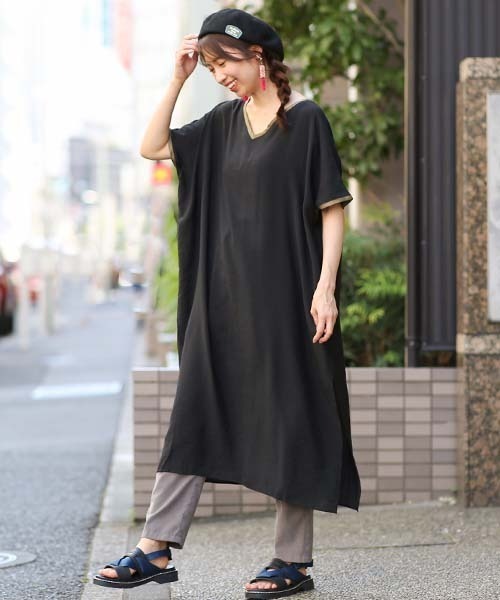 チチカカ(チチカカ)の「ワッペン付きベレー帽(ハンチング/ベレー帽・レディース・ブラック/パープル/ベージュ・FREE)」の7枚目の写真