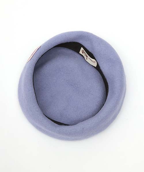 チチカカ(チチカカ)の「ワッペン付きベレー帽(ハンチング/ベレー帽・レディース・ブラック/パープル/ベージュ・FREE)」の12枚目の写真