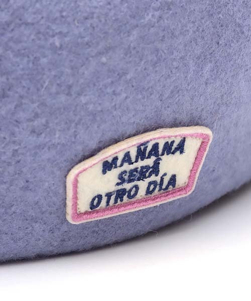 チチカカ(チチカカ)の「ワッペン付きベレー帽(ハンチング/ベレー帽・レディース・ブラック/パープル/ベージュ・FREE)」の14枚目の写真