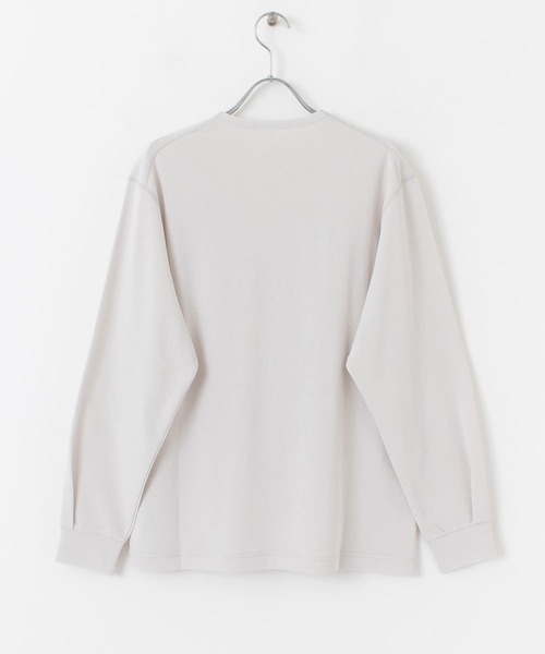 unify(ユニファイ)の「UNIFY Cotton Long T-shirts(Tシャツ/カットソー・レディース・ホワイト/ライトグレー・ONE)」の6枚目の写真