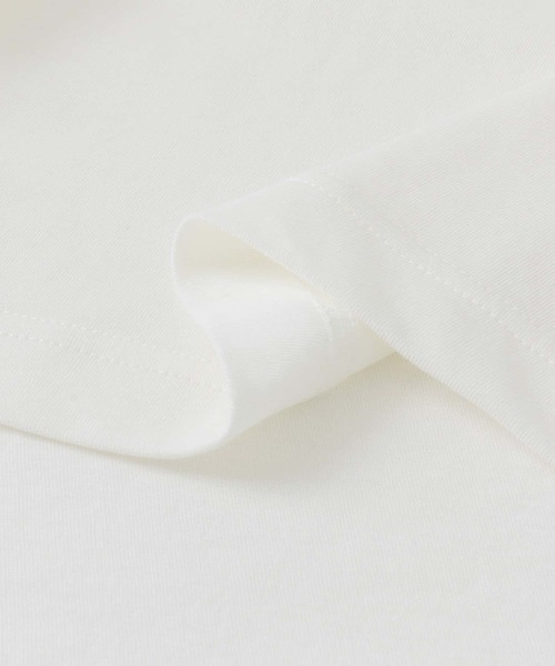 unify(ユニファイ)の「UNIFY Cotton Long T-shirts(Tシャツ/カットソー・レディース・ホワイト/ライトグレー・ONE)」の8枚目の写真