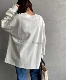 [MANHATTAN PORTAGE/マンハッタンポーテージ] 別注 バックプリントロングスリーブＴシャツ