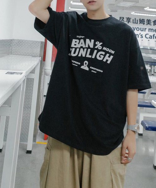 LOPASS（ロパス）の「個性　コットンTシャツ（Tシャツ/カットソー・メンズ・ホワイト/ブラック/グレー/グリーン・L/XL）」の18枚目の写真