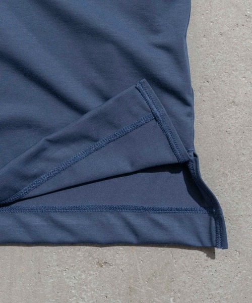 MAISON SPECIAL（メゾンスペシャル）の「《ユニセックスアイテム》110/2サイロプレミアム天竺プライムオーバーロングスリーブTシャツ 【MAISON SPECIAL/メゾンスペシャル】（Tシャツ/カットソー・メンズ・オフホワイト/ブラック/ブルー・44/46）」の8枚目の写真