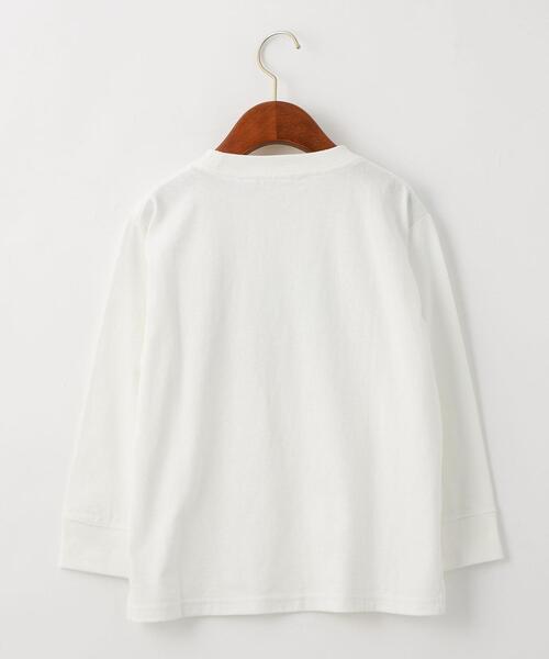 grn(ジーアールエヌ)の「【別注】TJ EX<grn outdoor (ジーアールエヌ アウトドア)>ポケットオーバーサイズロングスリーブ/ Tシャツ XS-S(Tシャツ/カットソー・キッズ・ブラック/ホワイト・XS(100-110)/S(120-130))」の7枚目の写真