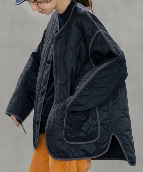 coen(コーエン)の「【ユニセックス】ミリタリーキルトジャケット#(ミリタリージャケット・レディース・オリーブ/ブラック・LARGE/SMALL/MEDIUM/X-SMALL)」の14枚目の写真