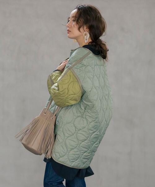 coen(コーエン)の「【ユニセックス】ミリタリーキルトジャケット#(ミリタリージャケット・レディース・オリーブ/ブラック・LARGE/SMALL/MEDIUM/X-SMALL)」の17枚目の写真