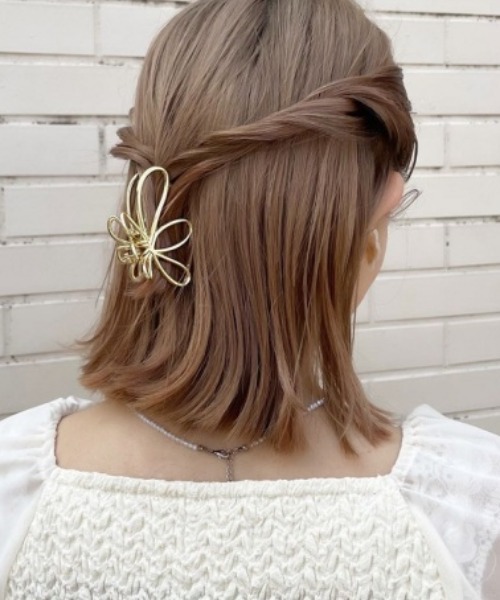 flower(フラワー)の「サニーブルームクリップ(バレッタ/ヘアクリップ・レディース・ゴールド・FREE)」の9枚目の写真