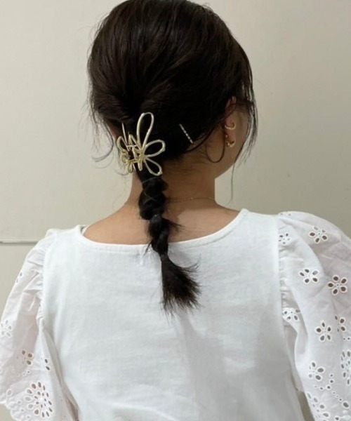flower(フラワー)の「サニーブルームクリップ(バレッタ/ヘアクリップ・レディース・ゴールド・FREE)」の10枚目の写真
