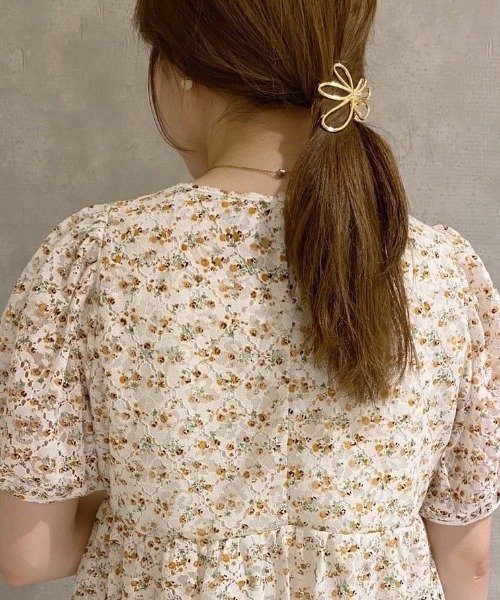 flower(フラワー)の「サニーブルームクリップ(バレッタ/ヘアクリップ・レディース・ゴールド・FREE)」の11枚目の写真