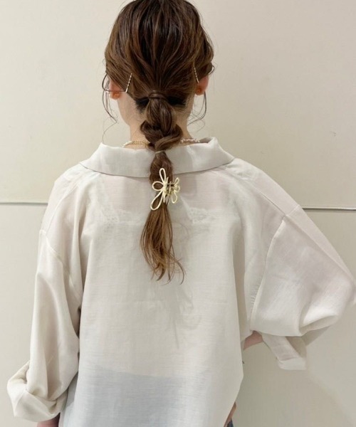 flower(フラワー)の「サニーブルームクリップ(バレッタ/ヘアクリップ・レディース・ゴールド・FREE)」の15枚目の写真