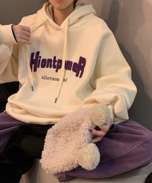 DEVICE（デバイス）の「【ユニセックス】裏起毛 オーバーサイズ スウェット トレーナー ビッグシルエット フーディー パーカー（パーカー・メンズ）」