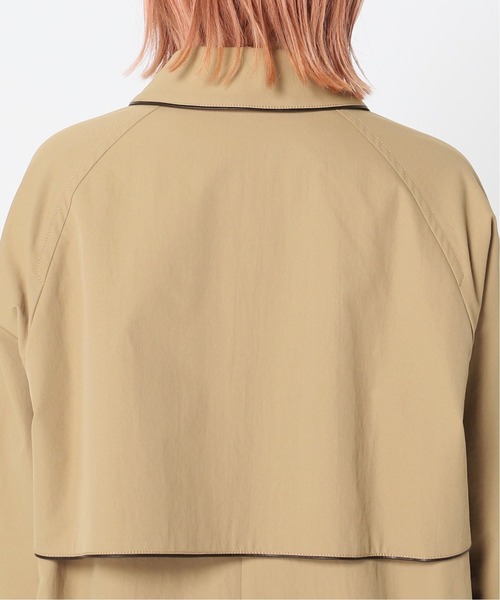 JOINT WORKS（ジョイントワークス）の「J-タスランシングルトレンチコート（ステンカラーコート・レディース・ライトブルー/ベージュ・FREE）」の13枚目の写真