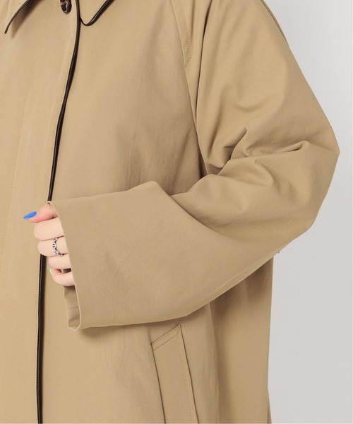 JOINT WORKS（ジョイントワークス）の「J-タスランシングルトレンチコート（ステンカラーコート・レディース・ライトブルー/ベージュ・FREE）」の16枚目の写真