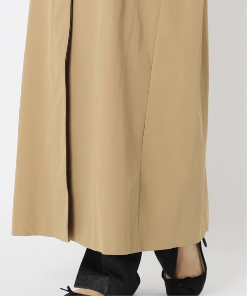 JOINT WORKS（ジョイントワークス）の「J-タスランシングルトレンチコート（ステンカラーコート・レディース・ライトブルー/ベージュ・FREE）」の4枚目の写真