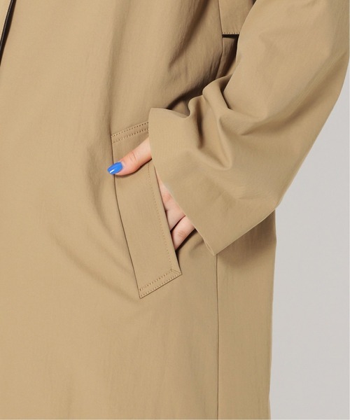 JOINT WORKS（ジョイントワークス）の「J-タスランシングルトレンチコート（ステンカラーコート・レディース・ライトブルー/ベージュ・FREE）」の7枚目の写真