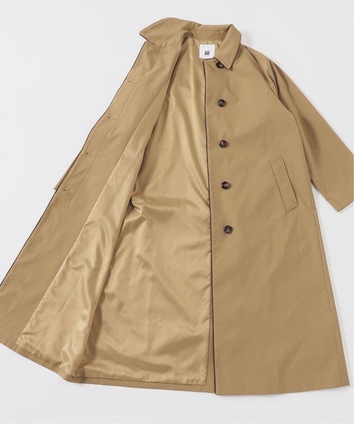 JOINT WORKS（ジョイントワークス）の「J-タスランシングルトレンチコート（ステンカラーコート・レディース・ライトブルー/ベージュ・FREE）」の17枚目の写真
