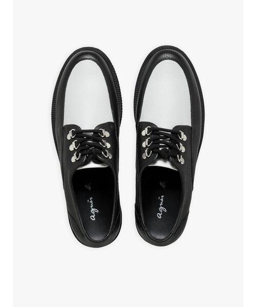 agnes b.（アニエスベー）の「CU17 バイカラーレースアップシューズ（その他シューズ・レディース・ブラック・36/38/37/39）」の8枚目の写真