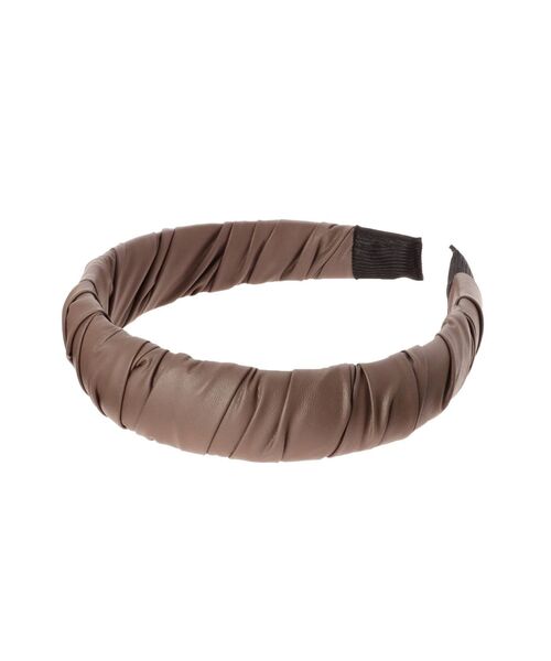 dazzlin（ダズリン）の「フェイクレザースマートカチューシャ（カチューシャ・レディース・ベージュ/ブラウン/カーキ・FREE）」の9枚目の写真