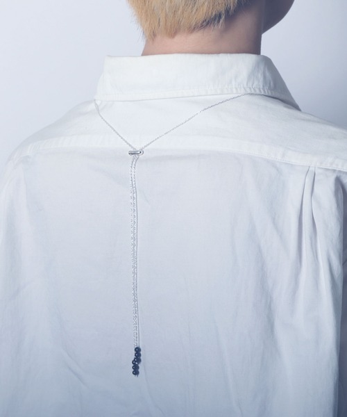 YArKA/ヤーカ】code stopper silver&pearl necklace /[SPRE3