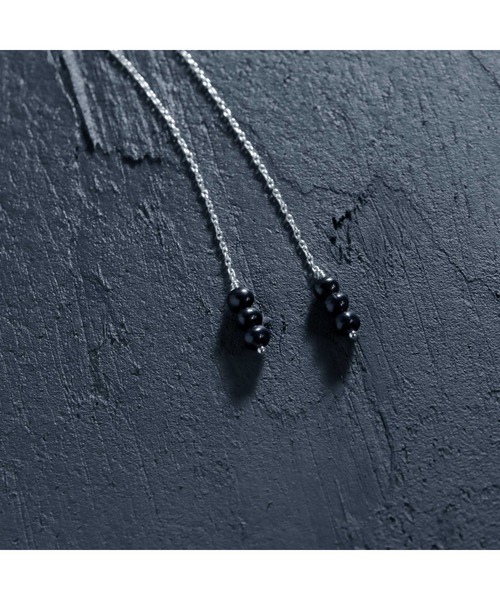 YArKA コードストッパー ネックレス ループタイ シルバー925 YArKA/ヤーカ】code stopper silver&pearl necklace /[SPRE3