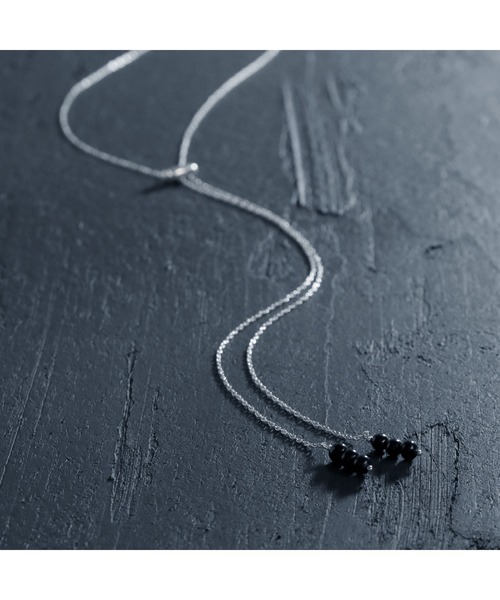 YArKA/ヤーカ】code stopper silver&pearl necklace /[SPRE3