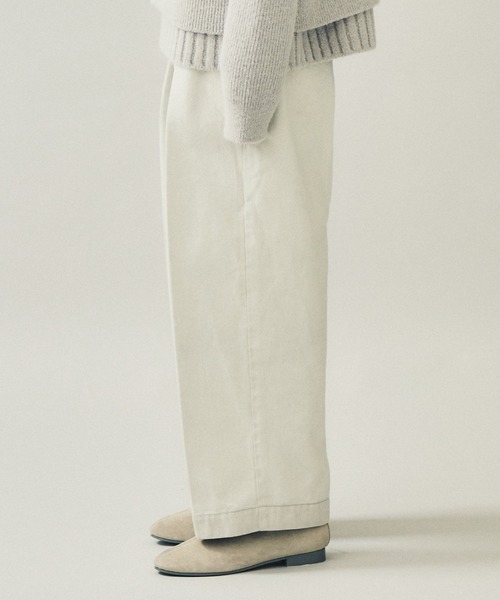 city(シティ)の「1タック デニムワイドパンツ/1TUCK DENIM WIDE PANTS(デニムパンツ・メンズ・グレー/ブラック・1/2)」の20枚目の写真