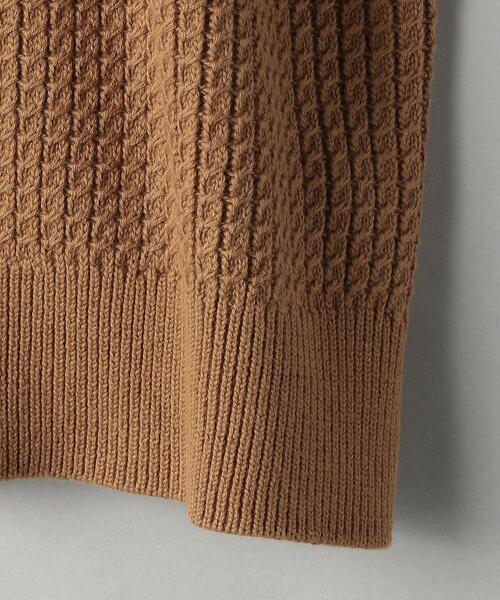 BEAUTY&YOUTH UNITED ARROWS(ビューティーアンドユースユナイテッドアローズ)の「BY ケーブル モックネックニットベスト -ウォッシャブル-(ベスト・レディース・ブラック/ブラウン/オフホワイト・FREE)」の15枚目の写真