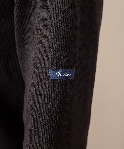 mystic（ミスティック）の「[mline] WEB限定 チビ長袖ロングTシャツ（Tシャツ/カットソー・レディース・オフホワイト/ベージュ/ブラック/ネイビー/チャコールグレー/ブルー/ピンク・FREE）」の21枚目の写真