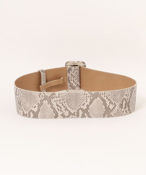 SPIRALGIRL（スパイラルガール）の「ウエストマークベルト（ベルト・レディース・ブラック/ベージュ/グレー系その他・FREE）」の4枚目の写真