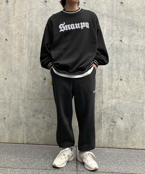 Snap club（スナップクラブ）の「【Snap club】裏起毛ワンポイント刺繍ロゴ  スウェットパンツ（スウェットパンツ・メンズ・ライトブルー/ブラック/オートミール/ネイビー/グリーン系その他/オレンジ/ダークベージュ/パープル系/グレー系/ブルー系/イエロー系/ピンク系/ブラック系/グリーン系・FREE）」の20枚目の写真