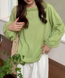 ギャザーカフスロンtee