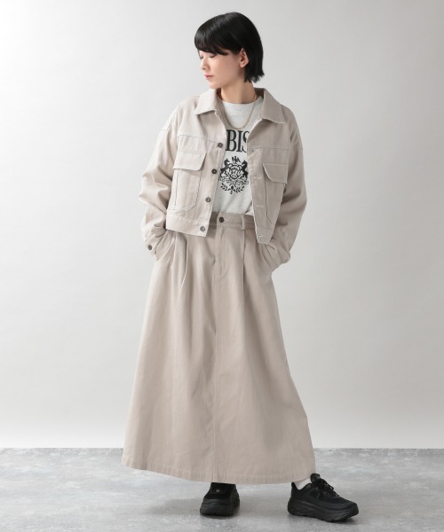 Dickies（ディッキーズ）の「【Dickies/ディッキーズ】チノフレアスカート/949726（スカート・レディース・ベージュ/オフホワイト/グリーン・FREE）」の16枚目の写真